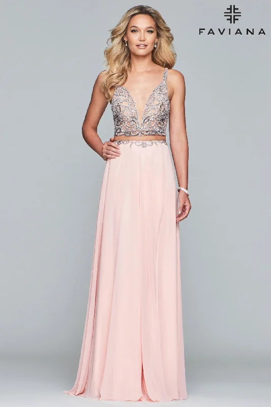 Faviana Sexy Two Piece Prom Dress S10244 Sale