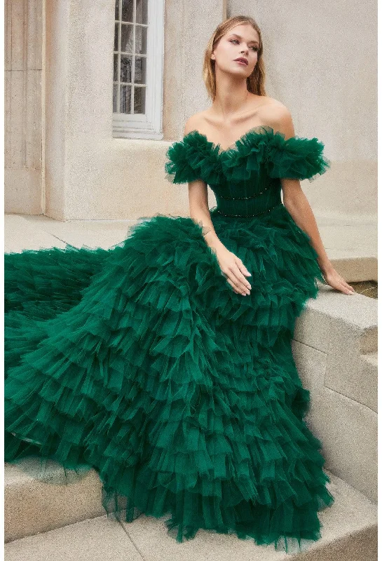 Andrea & Leo A1032 Ruffle Tulle Prom Dress