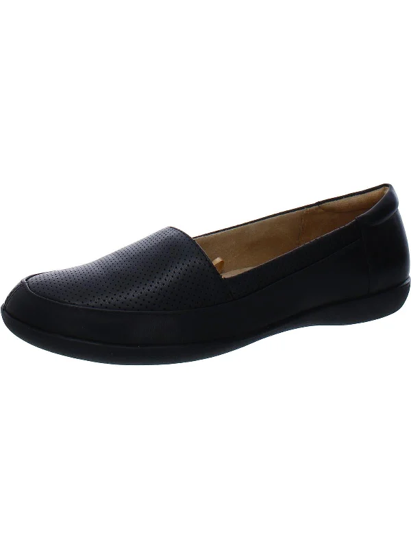 Fuji Womens Leather Perforated Loafers