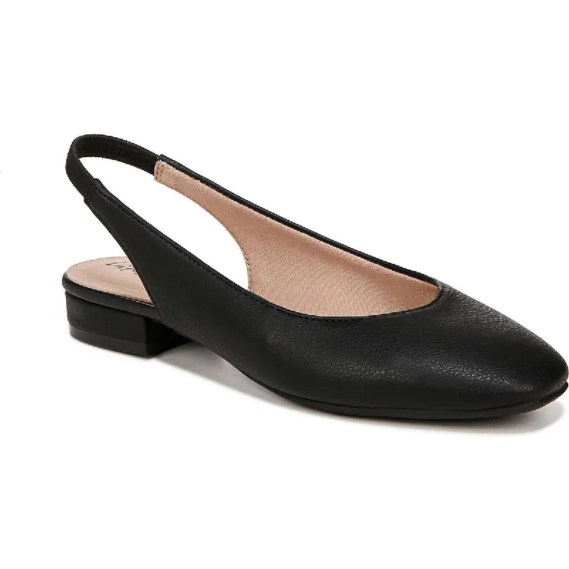 LifeStride Womens Claire Metallic Slingbacks