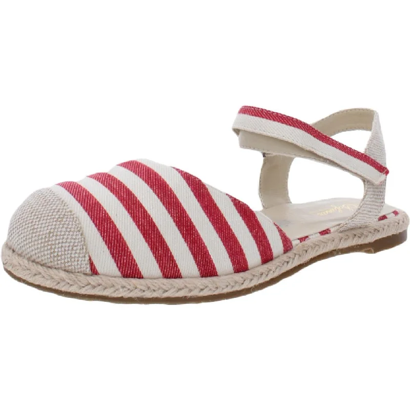 Sofwear by Beacon Womens NYLA Flat Ankle Strap Espadrilles