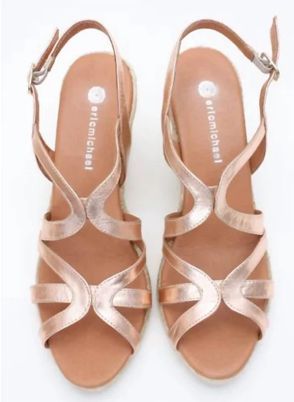 Women Lindsey Sandal In Copper