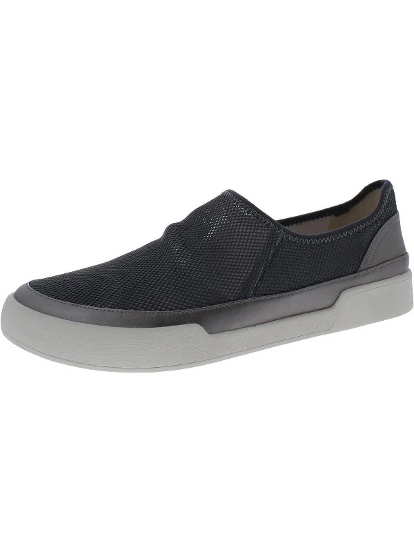 Womens Leather Flatform Loafers