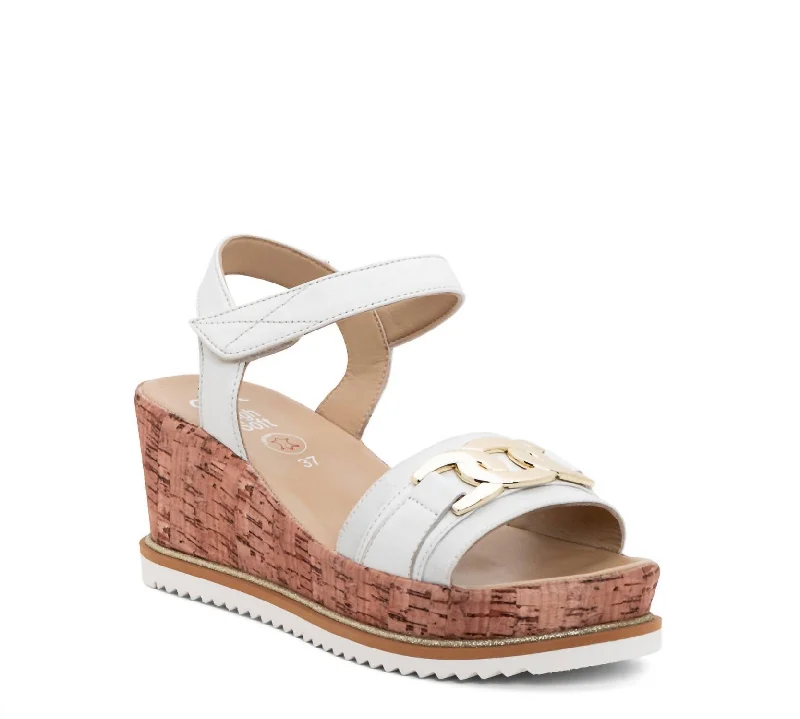 Women's Palmdale Wedge Sandals In White